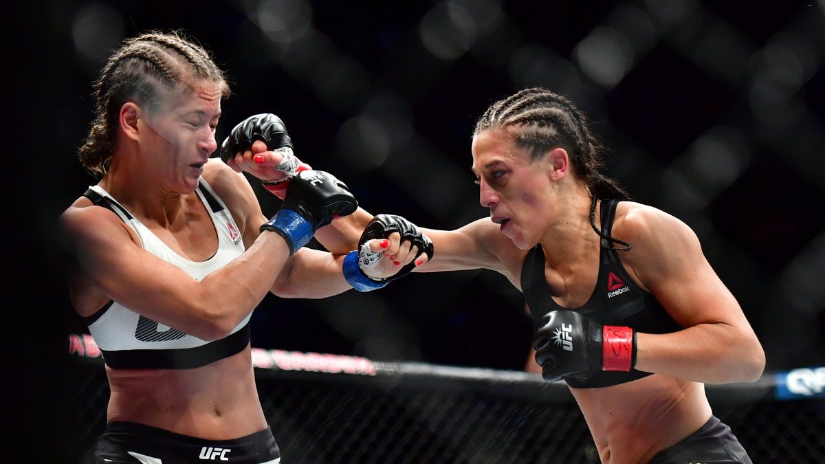 Joanna Jędrzejczyk (po prawej) i Karolina Kowalkiewicz