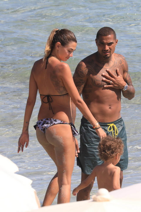 Melissa Satta i Kevin-Prince Boateng z synem