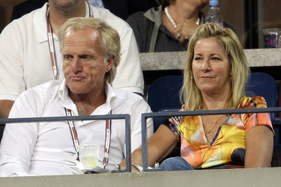 Chris Evert i Greg Norman