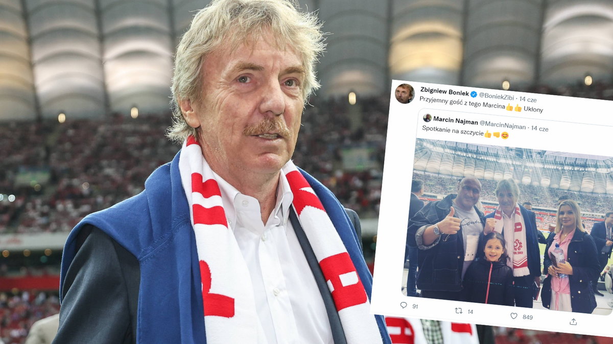 Zbigniew Boniek polubił Marcina Najmana (twitter.com/BoniekZibi)