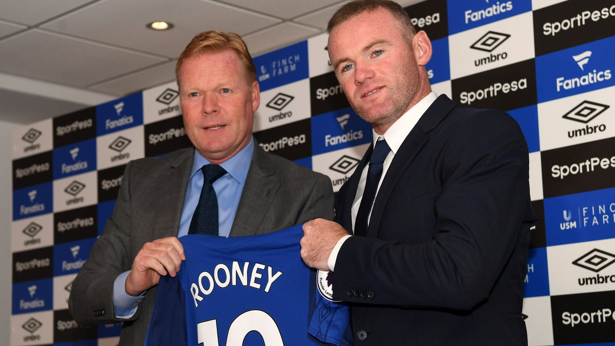 Ronald Koeman i Wayne Rooney