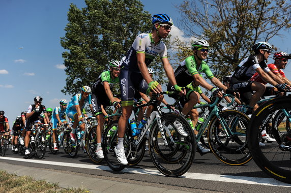 KOLARSTWO TOUR DE POLOGNE (kolarze na trasie)