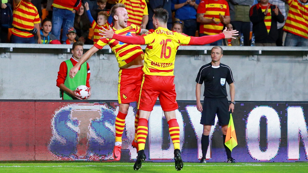 Pilka nozna. Liga Europy. Jagiellonia Bialystok - Dinamo Batumi. 06.07.2017