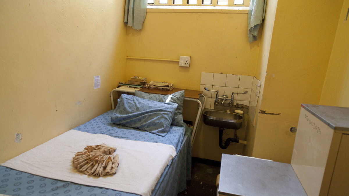 SOUTH AFRICA OSCAR PISTORIUS  (South Africa Oscar Pistorius prison cell)