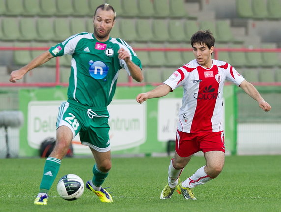 PIŁKA NOŻNA LIGA POLSKA ŁKS ŁÓDŹ LEGIA WARSZAWA