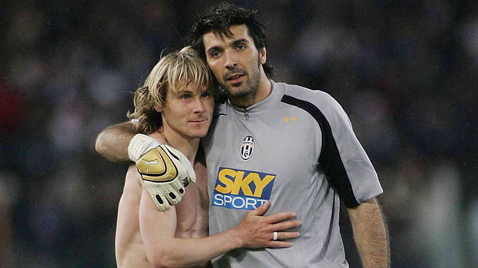 Pavel Nedved i Gianluigi Buffon