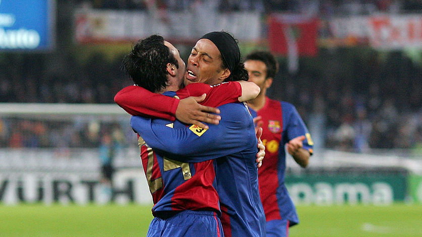 Andres Iniesta i Ronaldinho