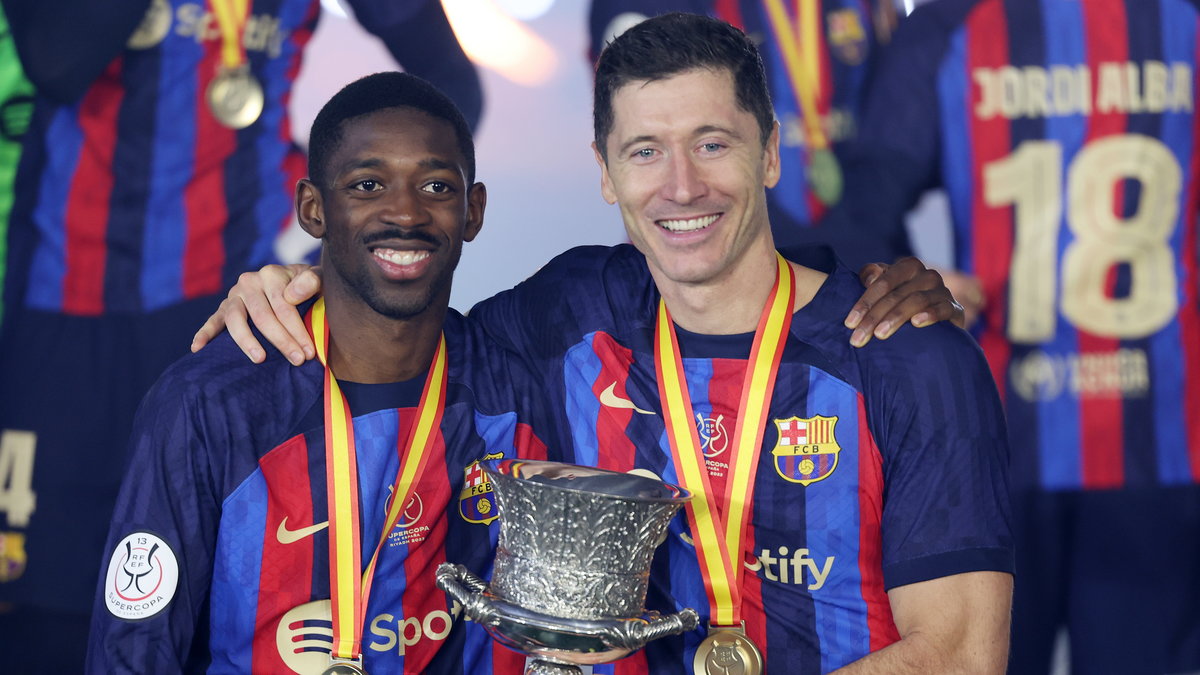 Ousmane Dembele i Robert Lewandowski