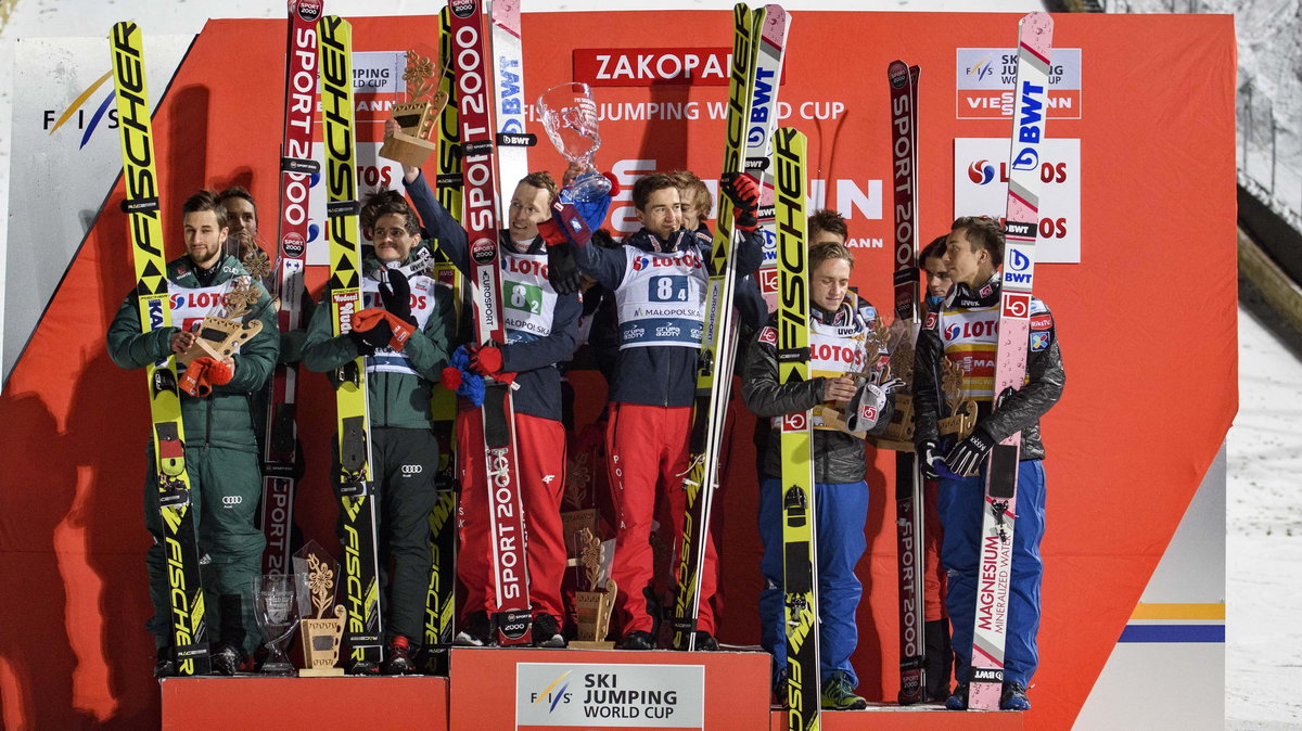 27.01.2018 FIS PUCHAR SWIATA W SKOKACH NARCIARSKICH ZAKOPANE 2018 KONKURS DRUZYNOWY