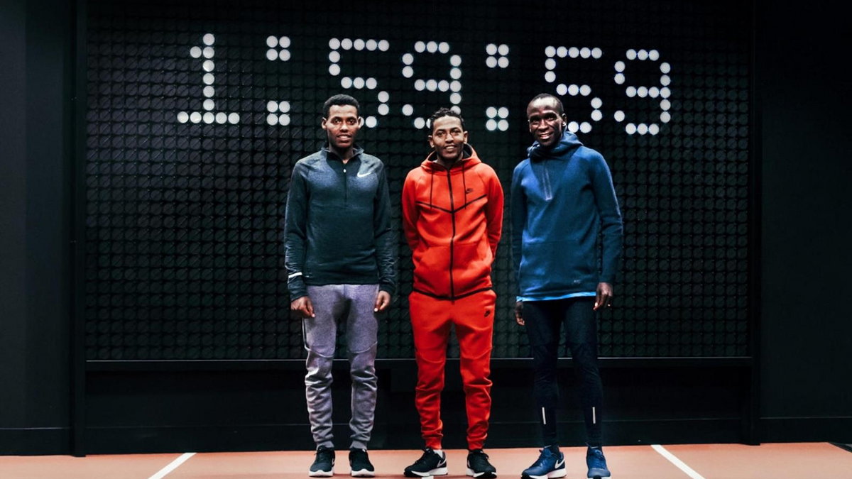 Breaking2, Nike, Eliud Kipchoge, Lelisa Desisa, Zersenay Tadese