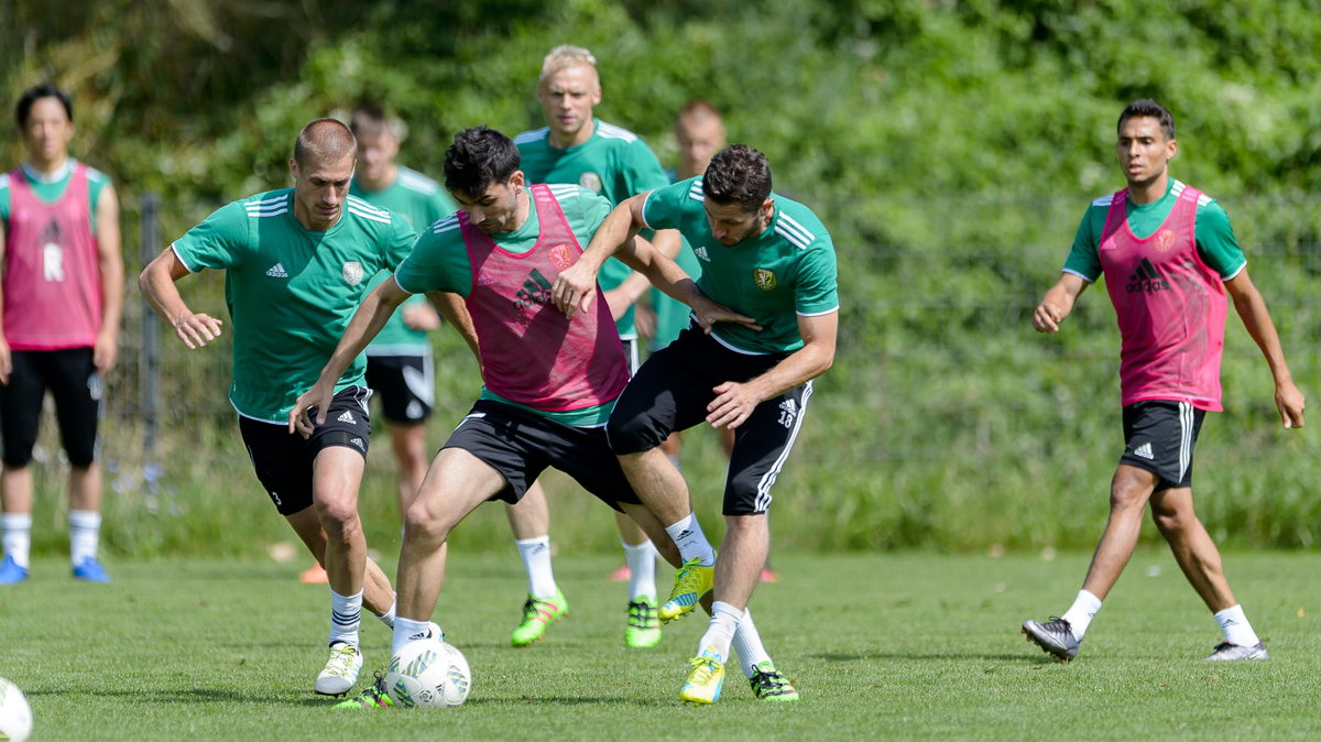 Pilka nozna. Ekstraklasa. Slask Wroclaw trening. 10.07.2016 