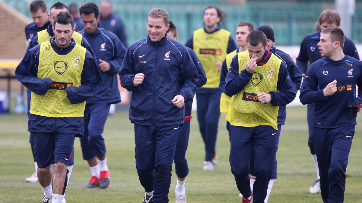 PIŁKA NOŻNA TRENING REPREZENTACJI POLSKI