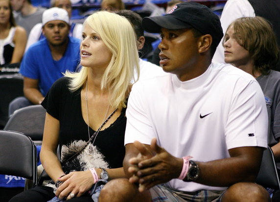 Tiger Woods i Elin Nordegren