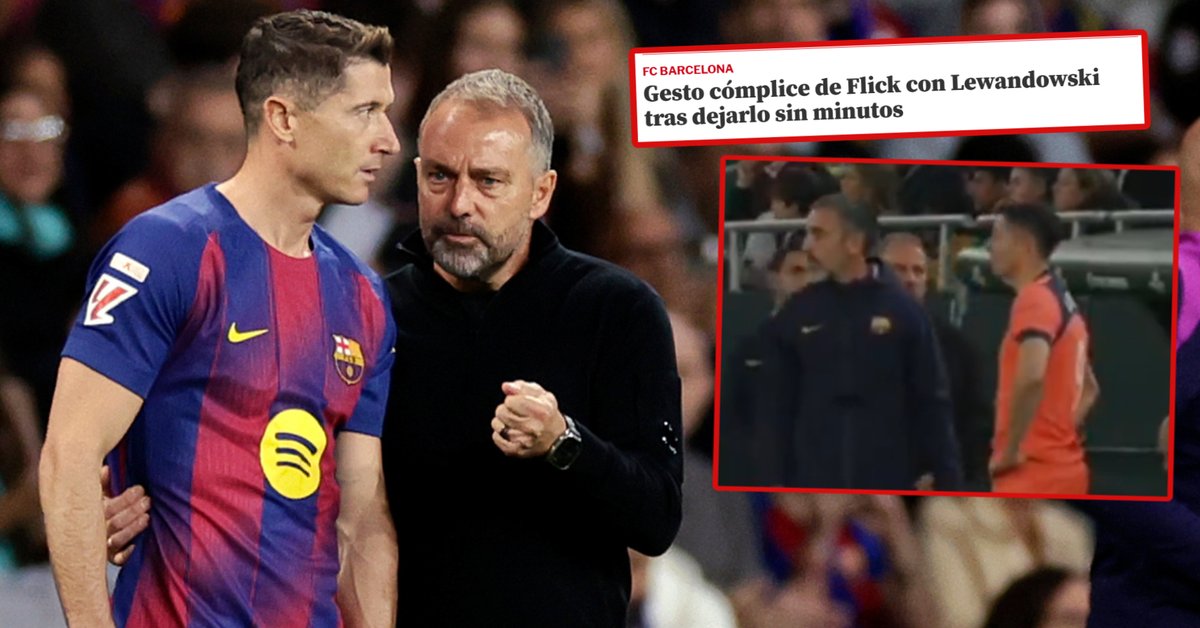 Hiszpanie ujawniają. Oto jaki gest wykonał Hansi Flick wobec Roberta Lewandowskiego