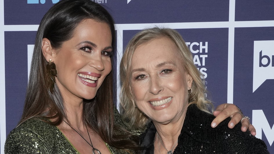 Julia Lemigova i Martina Navratilova (zdjęcie z 2022 r.)