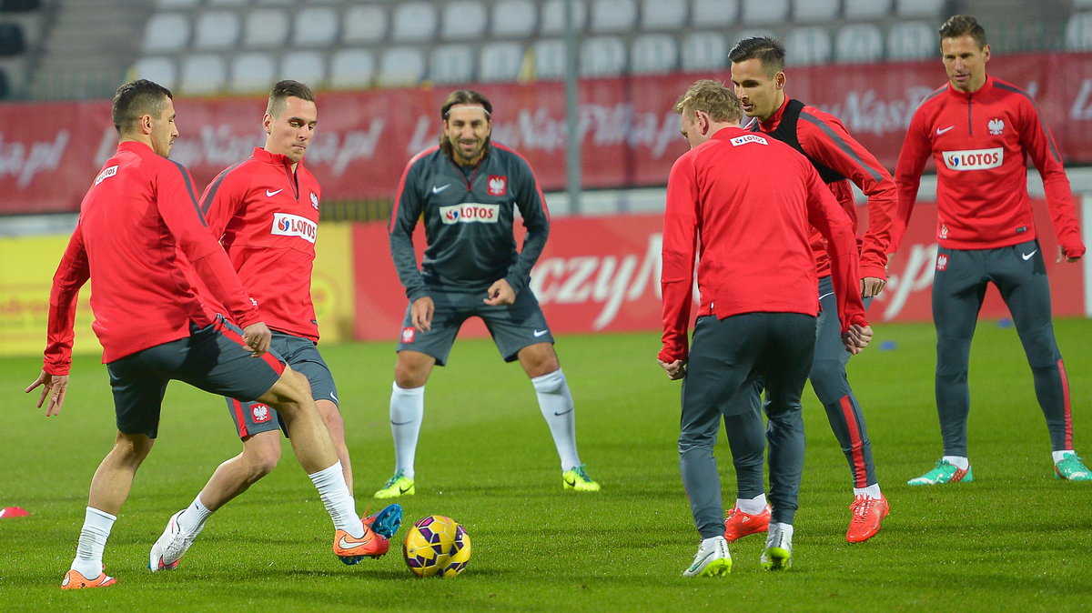 Trening reprezentacji Polski 