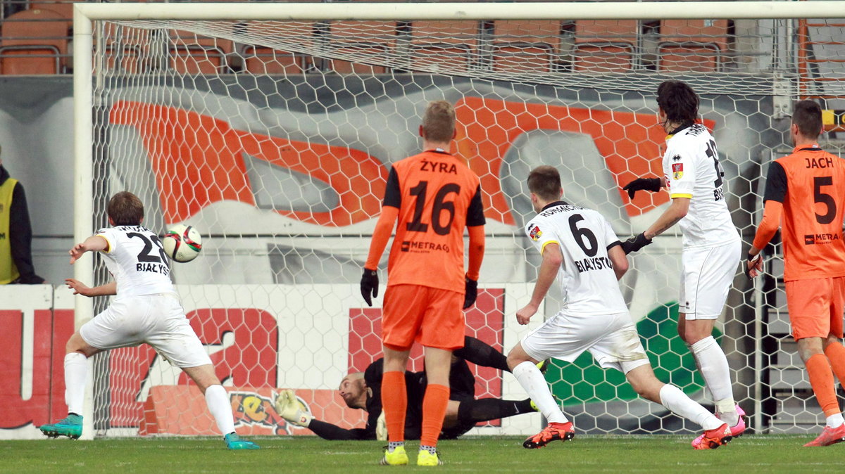 01.12.2015 ZAGLEBIE LUBIN - JAGIELLONIA BIALYSTOK EKSTRAKLASA PILKA NOZNA