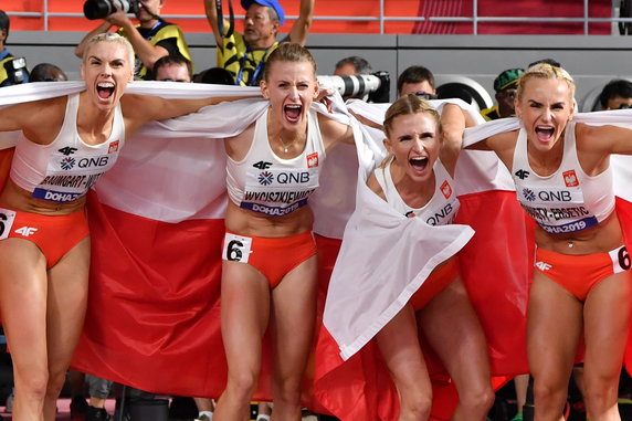 Męska i żeńska sztafeta 4x400 m