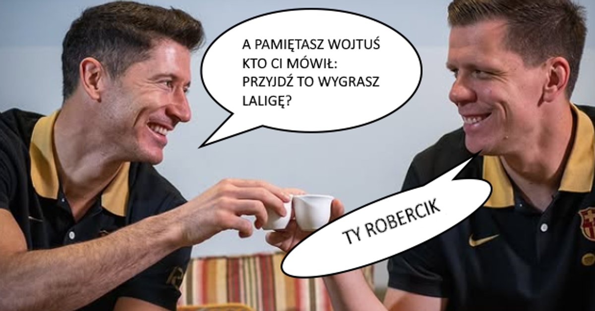 Szczęsny wrócił z emerytury i został mistrzem Hiszpanii! Memy po triumfie FC Barcelona