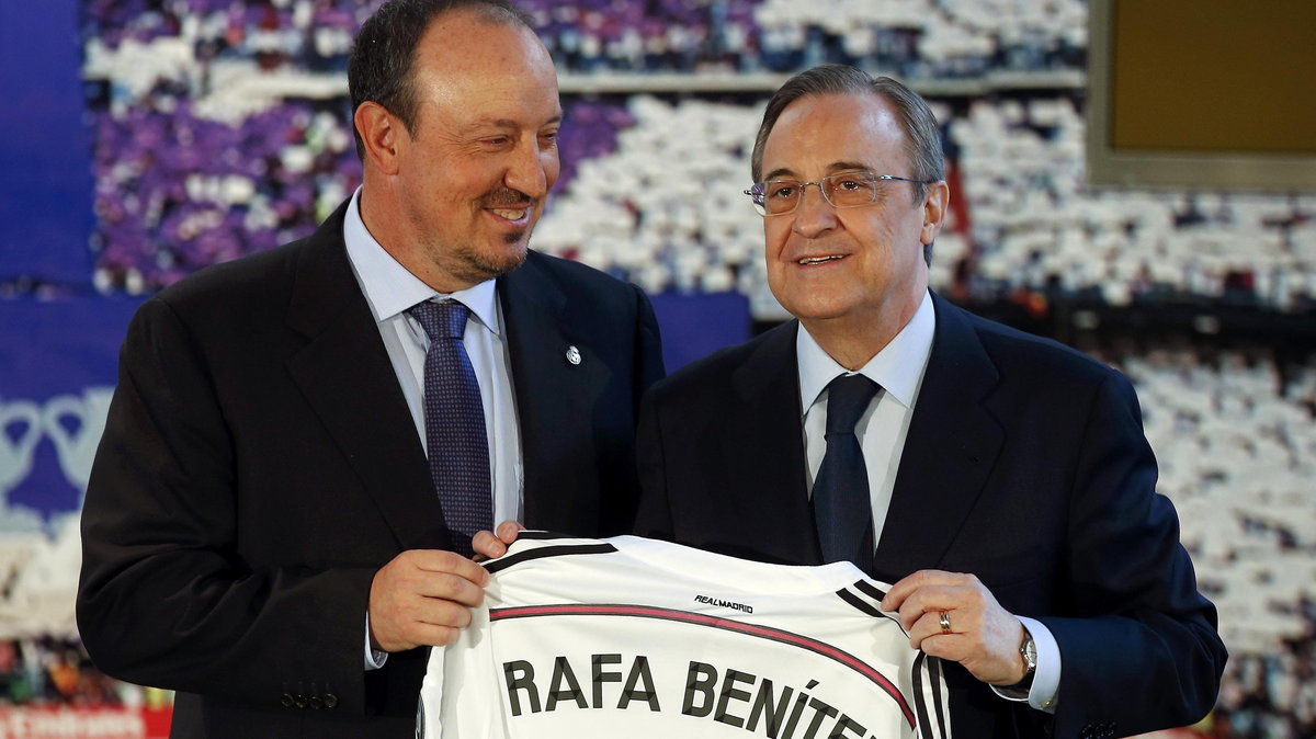 Florentino Perez (P) i Rafa Benitez