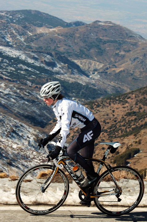 Paula Gorycka w Sierra Nevada