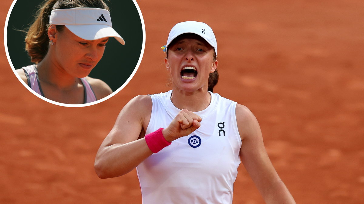 Martina Hingis i Iga Świątek