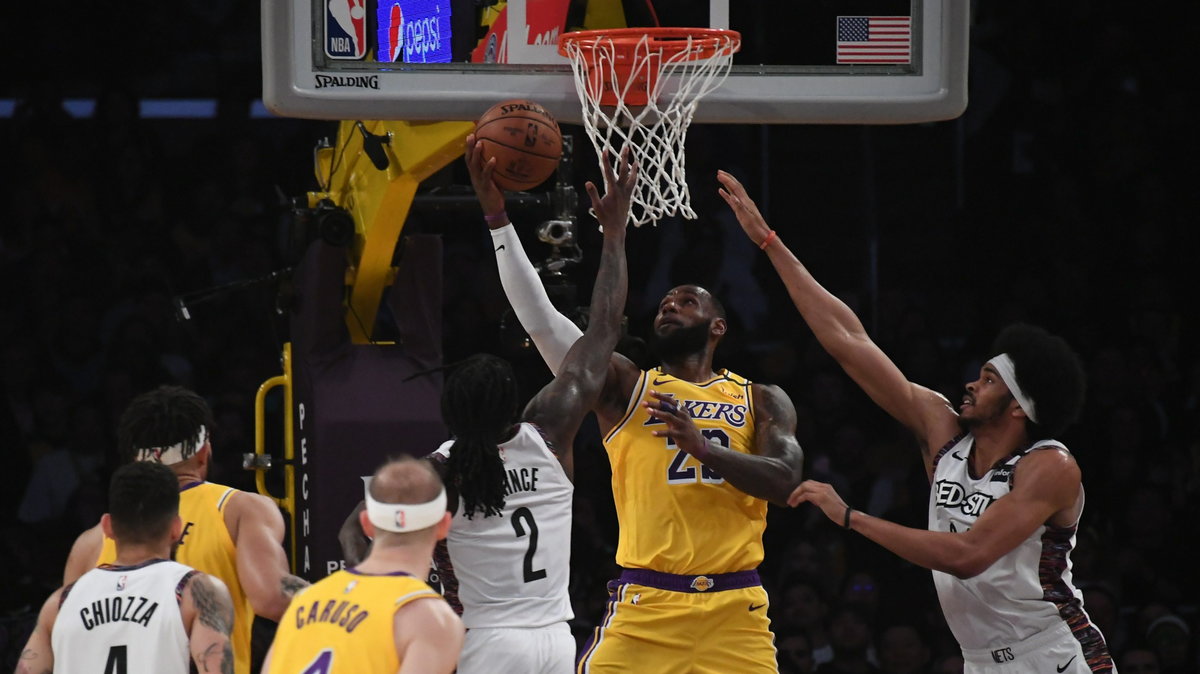 Mecz z Los Angeles Lakers był dla Brooklyn Nets ostatnim przed zawieszeniem NBA