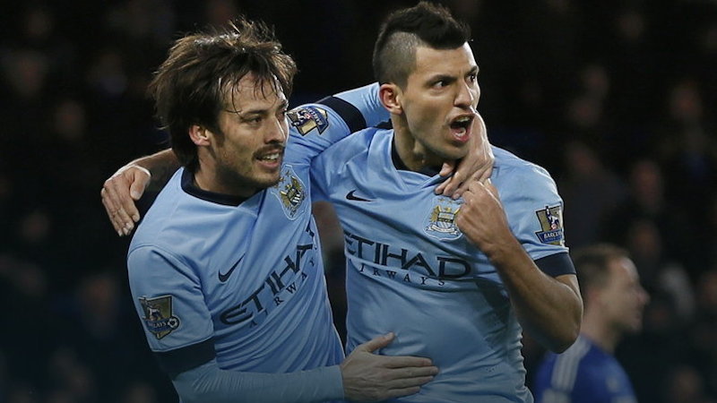 David Silva i Sergio Aguero, fot. D.Silva, S.Aguero, fot. Reuters/Stefan Wermuth