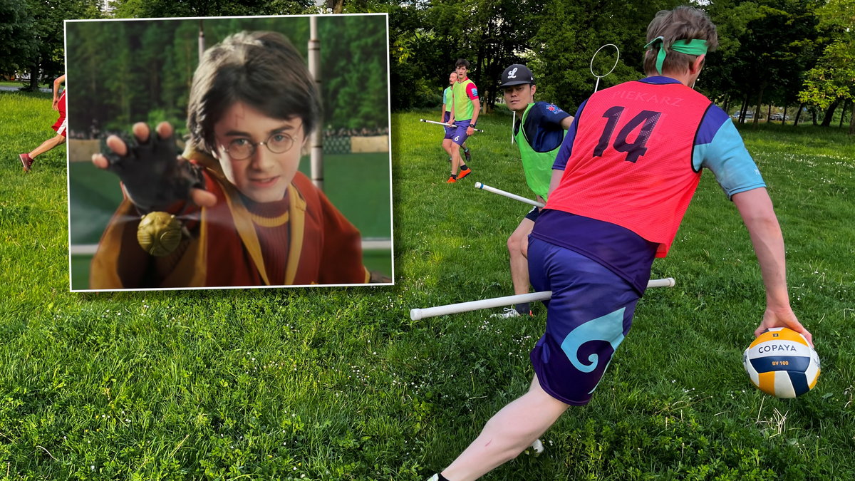 Quadball - odmiana gry quidditch ze świata Harry'ego Pottera