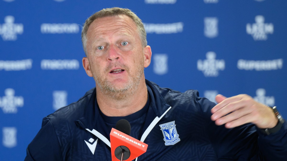 John van den Brom może być zadowolony z postawy Lecha Poznań