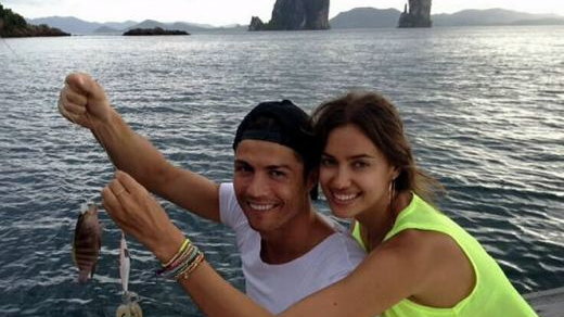 Cristiano Ronaldo i Irina Szejk