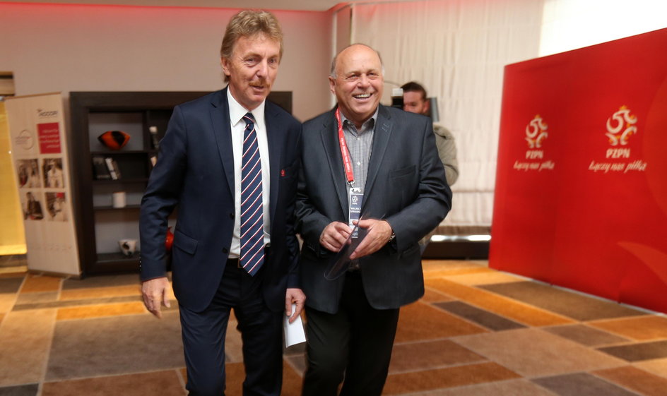 Zbigniew Boniek i Grzegorz Lato