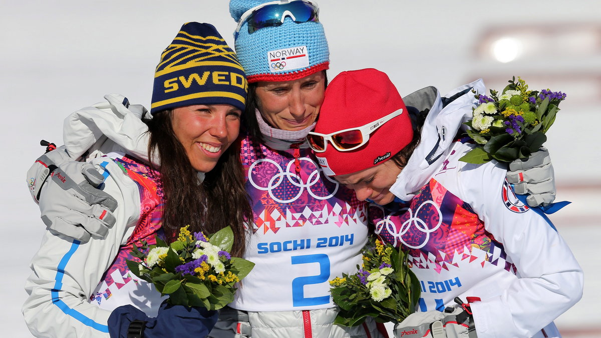 Łzy Norweżek na podium