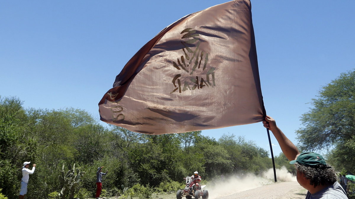 Rafał Sonik podczas Rajdu Dakar