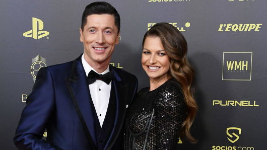 Robert Lewandowski i Anna Lewandowska