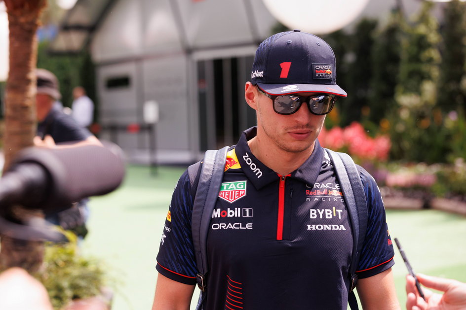 Max Verstappen w Singapurze