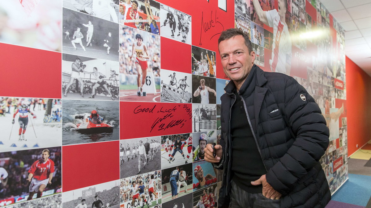 Lothar Matthäus w redakcji Przeglądu Sportowego