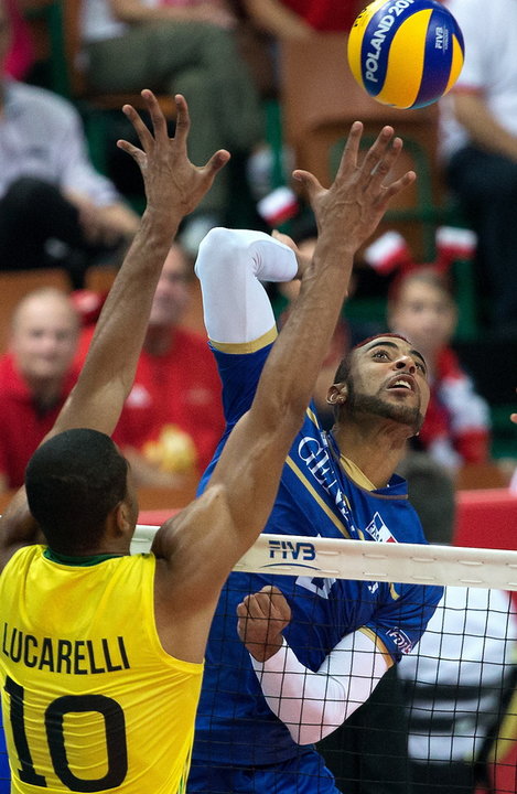 SIATKÓWKA FIVB MISTRZOSTWA ŚWIATA 2014 BRAZYLIA FRANCJA (Earvin Ngapeth)