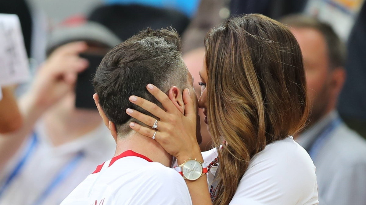 Robert Lewandowski i Anna Lewandowska