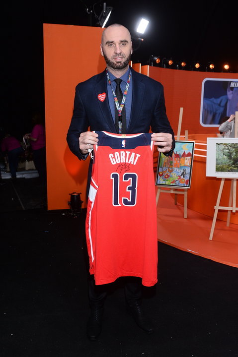 Marcin Gortat na finale WOŚP 2022