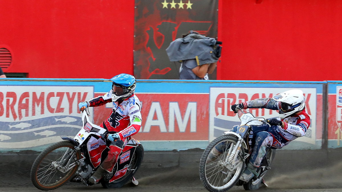 Daniel Jeleniewski (Abramczyk Polonia Bydgoszcz) i Wiktor Trofimow (Zdunek Wybrzeże Gdańsk).