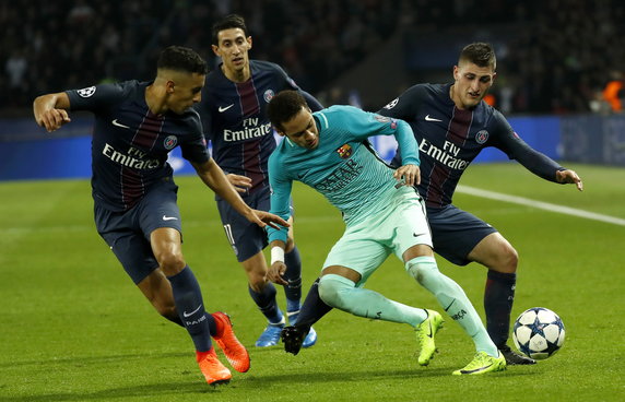 FRANCE SOCCER UEFA CHAMPIONS LEAGUE (Paris Saint Germain (PSG) vs FC Barcelona)