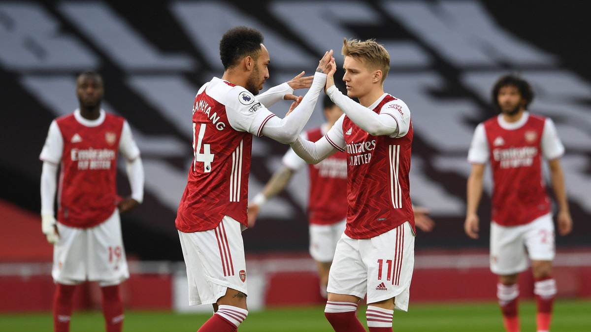 Pierre-Emerick Aubameyang i Martin Odegaard