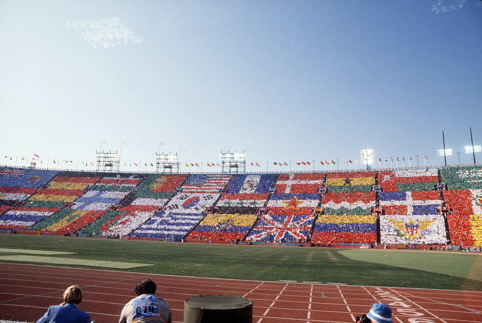 Ceremonia otwarcia igrzysk olimpijskich w Los Angeles