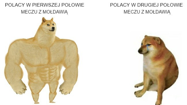 Memy po meczu Mołdawia — Polska