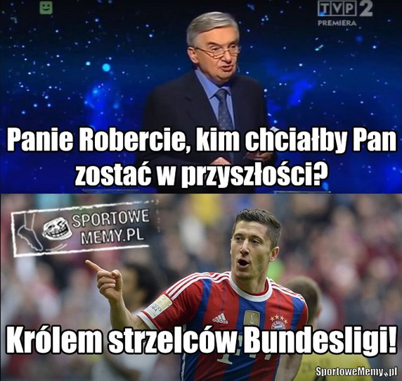 Robert Lewandowski bohaterem memów po meczu z Schalke