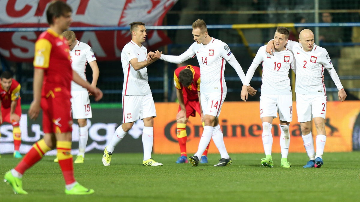 26.03.2017 CZARNOGORA - POLSKA KWALIFIKACJE MISTRZOSTW SWIATA FIFA 2018 PILKA NOZNA