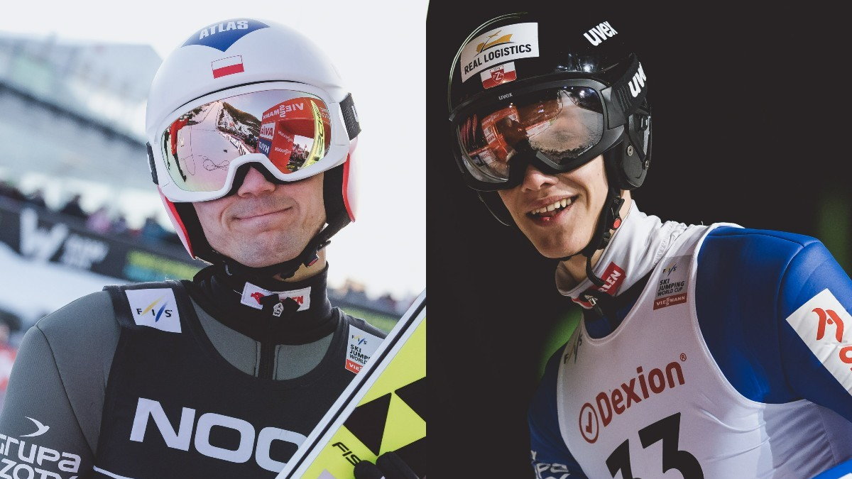 Kamil Stoch i Jan Habdas