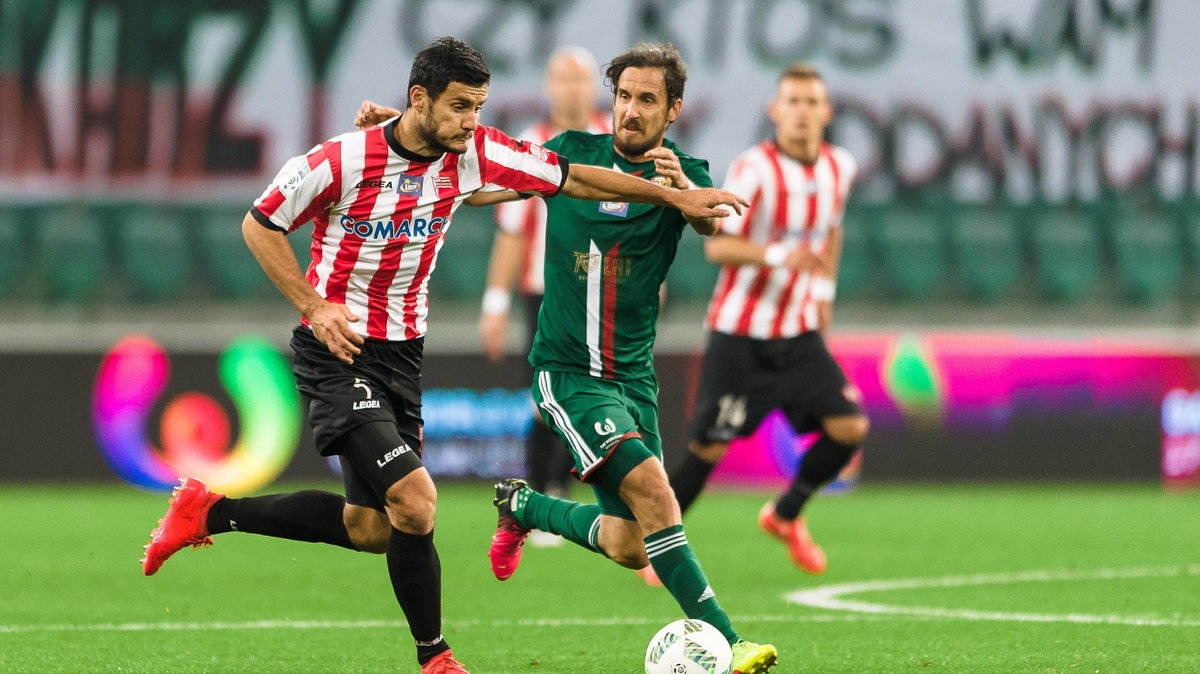 Pilka nozna. Ekstraklasa. Slask Wroclaw - Cracovia. 22.10.2016