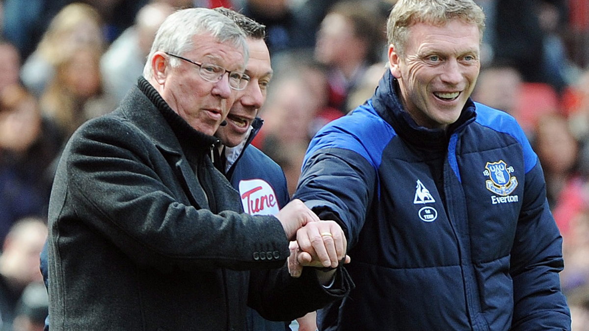 Alex Ferguson i David Moyes (z prawej)